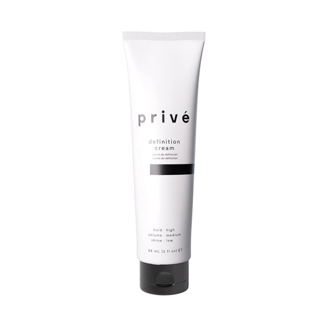 Crema de definición Prive - Crema texturizadora para el cabello/crema de rizos que define el control del encrespamiento, define y separa tus estilos de apariencia esculpida (3oz)