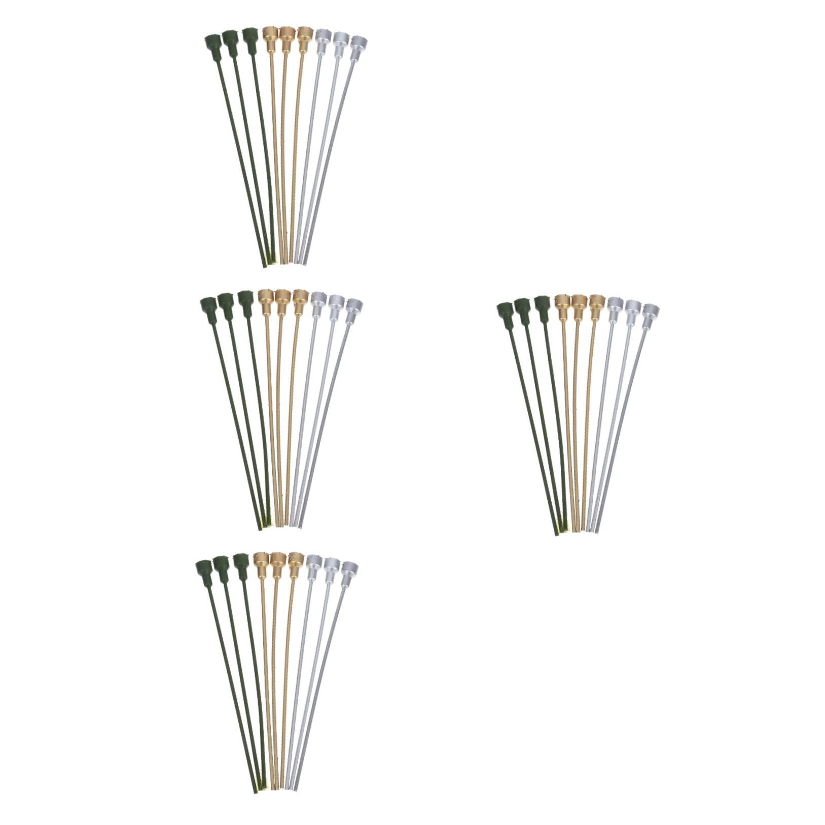 HEMOTON MLINS 36 pcs Bouquet Making Stem DIY Flower Wire Stem Artificial Flower Stems for Crafting Bouquets and Floral Arrangements Accessories
