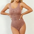 thumbnail image 4 of LowProfile Women's Shapewear Tummy Control jumpsuit Strapless Shortie Bodysuit Seamless With Removable Straps Body Shaper, 4 of 4