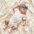 thumbnail image 5 of Daiia Flower Printed Handmade Baby Headbands Soft Stretchy Hair Bands with Bows for Newborn Infant Baby Toddler Girls, 5 of 5