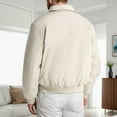 thumbnail image 7 of Kureaily Spring And Fall Models Simple Com Muter Jacket Men's Zipper Lapel Jacket Jacket, 7 of 7