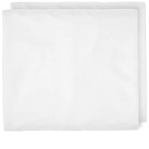 Hojas de fondo de 2 paquetes de casa desnudo Twin Bare Home Microfibra ultra suave 1800 Premium Pocket Deep Pocket blanco