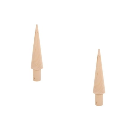 

Raindrops 2pcs Wooden Ice Cream Cone Shaper Simple And Efficient Waffle Cone Mold Baking Accessory Pastry Pizzelle Cone Roller for Kitchen