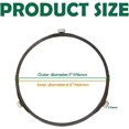 thumbnail image 2 of 7 Inch Microwave Turntable Ring,Rotating Ring Roller,Glass Plate Tray Support Holder,Replacement Inner Ring,Microwave Oven Tray Support,for Microwave Oven Glass Turntable Plate,with 14mm Rollers, 2 of 5