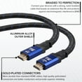 thumbnail image 5 of RitzGear 20 ft. 4K HDMI Cable, High Speed 18 Gbps HDMI to HDMI Cable, 1 Pack, 5 of 7