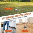 thumbnail image 6 of Telescoping Magnetic Sweeper, 35LB Pull, Extends 8.3-33in - Strong Magnet for Nails, Screws & Metal Parts - Handheld Pickup Tool, 6 of 6