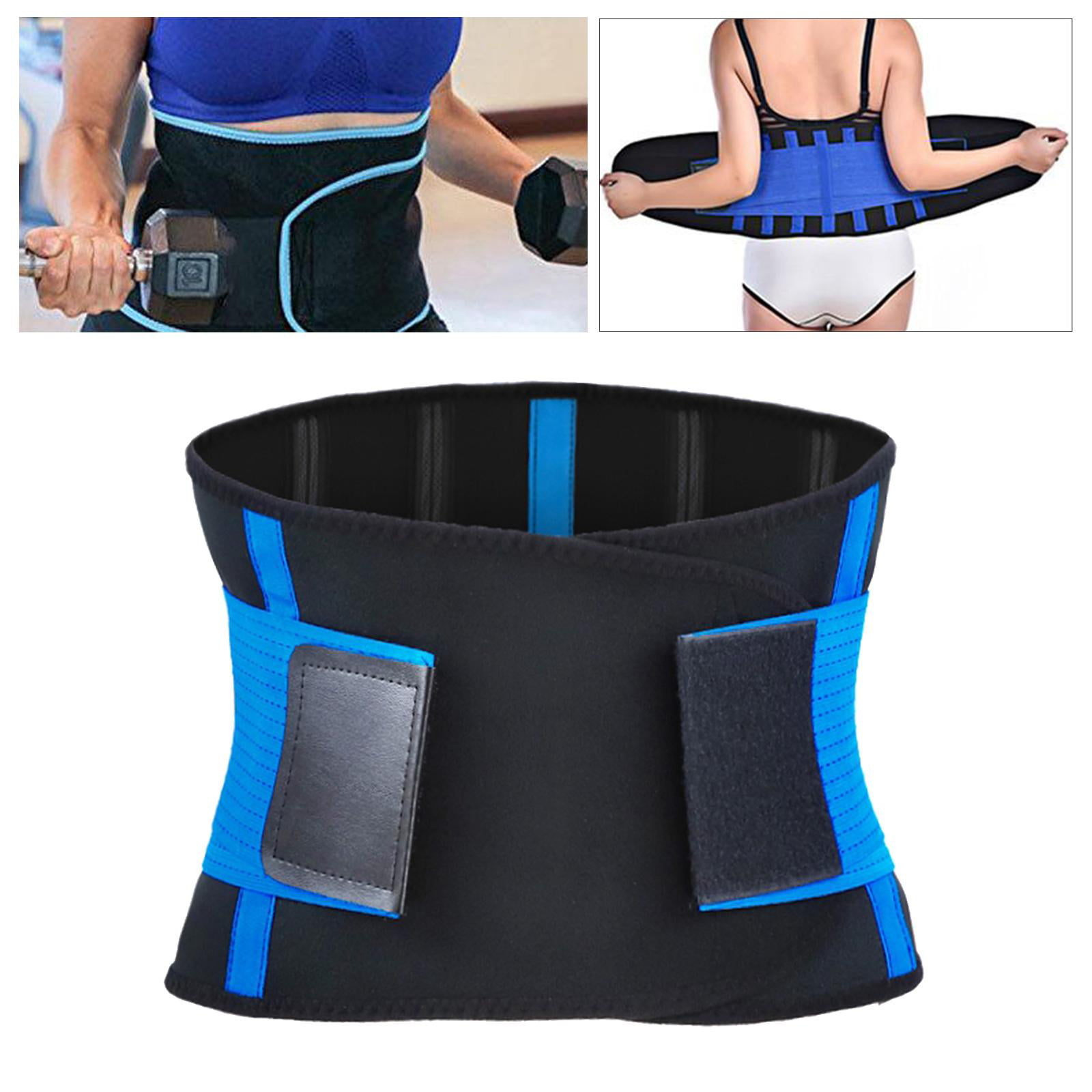 Details about   Back Brace Waist Belt Spine Support Bands Weight Lifting Lumbar Protector Unisex 