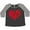 Baseball Smoke and Heather, variant on Inktastic All You Need is Love Red Heart Shape Women's Plus Size T-Shirt