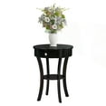 thumbnail image 3 of Convenience Concepts Classic Accents Schaffer 1 Drawer End Table with Shelf, Black, 3 of 4