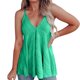 thumbnail image 1 of Playeras,Blusas y Tops,Ropa para Mujer Lindo camisetas sin mangas para las mujeres Camiseta sin mangas con cuello en V y tirantes sólidos informales para mujer (Sky Blue, S), 1 of 4