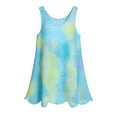 thumbnail image 2 of HWJAD 3-7 Years Toddler Girls Tie Dye Crochet Cover Up Dress Sleeveless Hollow Out Beach Dress for Kids Summer Beach Swimwear, 2 of 7