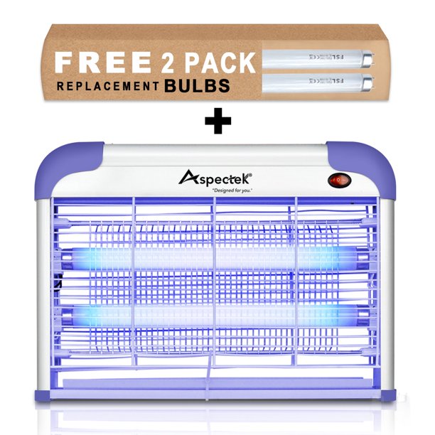 Aspectek 20W Bug Zapper & Electric Indoor Insect Killer Mosquito, Bug, Fly traps & Other Pests