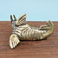 thumbnail image 3 of Walrus Figurine Brass Statue Home Office Table Decoration Animal Figurines Toys, 3 of 5