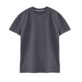 thumbnail image 2 of Ceisia Men's Slim Fit Crew Neck Short Sleeve T-Shirt High Stretch German Velvet Athletic Top Dark Gray XL Gifts, 2 of 9