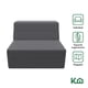 thumbnail image 2 of Sofa Cama Sillon Plegable Individual 2 en 1 Colchon Portatil, 2 of 8