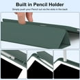 thumbnail image 5 of Aoub Case for iPad 9th Generation 2021 / iPad 8th Generation 2020 / iPad 7th Generation 2019, Auto Sleep/Wake for Slim Soft Back Smart Cover, iPad 10.2 inch Case with Pencil Holder, Dark Green, 5 of 9