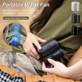 thumbnail image 2 of Shirt Clip Fan,Mini Waist Fan,Portable Cooling Clip Fan,Rechargeable 3 Speeds Strong Airflow Wearable Personal Clip Fan for Outdoor Work, 2 of 6