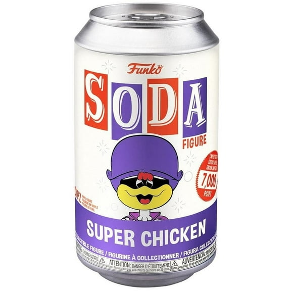 Funko Soda Super Chicken Vinyl Figure Limited Edition Retro Collectible 4.25 Inch