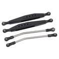 thumbnail image 2 of Premium Rear Lower Trailing Arm Steering Link Set for Axial RR10 90048 Black 1Set, 2 of 6