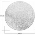 thumbnail image 5 of Coaster Plate, 4 Pieces Placemats Placemats Table Mats for Dining Room Kitchen Table (Silver, 38cm), 5 of 5
