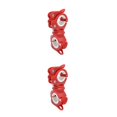 thumbnail image 4 of Decodeary Light Holder Plastics Metal Shockproof Lamps Bracket Rotatable Lamp Mount 360 Degree Supporting Rack Cycling Supplies Red/White 2Set, 4 of 6