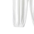 thumbnail image 4 of ZunFeo Womens Elastic Waistband Cotton Spandex Loose Fit Jogger Pants Breathable Casual Lounge Bottoms White,Size XL, 4 of 4