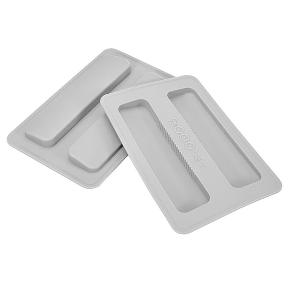 2 Pack Silicone 2 Slice Toaster Cover Lid, Kitchen Bread Toaster Machine Top Cover Parts, Upper Cover for Sandwich Maker Accessories (Gray)