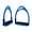 Blue, variant on 1 Pair Safety Horse Riding Stirrups for Horse Saddles Antiskid Horse Pedal Professional Horse Riding Horse Stirrups Set