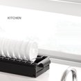 thumbnail image 3 of Pull Out Dish Racks Kitchen Under Sink Organizer, Cabinet Slide Out Dish Drying Rack With Drainboard, Carbon Steel Sliding Drawer Pantry Shelf, 3 of 9