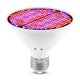 thumbnail image 2 of Crecer Light E27 Sala de estar interior Sótano Planta de alta potencia Cultivo Azul Red Spectrum Lámpara IP42 Impermeable 85-265V Plántulas 300 Beads kenally HA011807-03, 2 of 7
