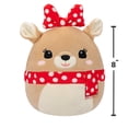 thumbnail image 2 of Squishmallows Original "Rudolph the Red-Nosed Reindeer" 8 inch Clarice - Child's Ultra Soft Plush Toy, 2 of 7
