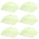 thumbnail image 1 of 6 Piezas Grandes y Altas Cubiertas para Alimentos de Malla de 17" para Exteriores, Cubiertas Protectoras para Alimentos Plegables, Verdes, 1 of 6