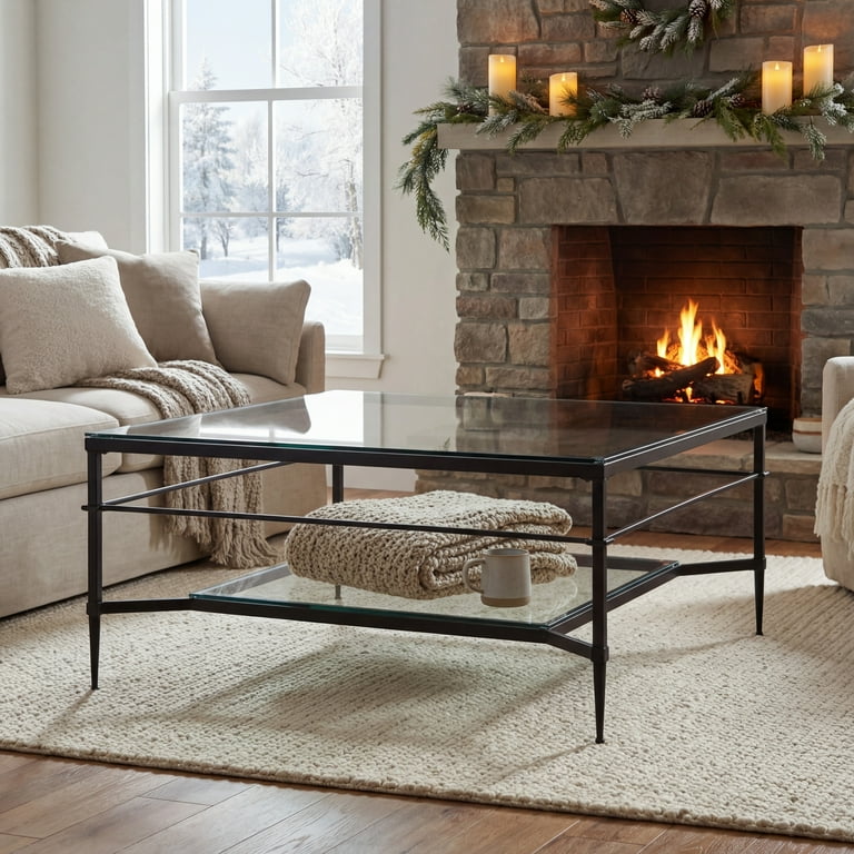 SAFAVIEH Couture Mieka Glam Metal Coffee Table, Black - Walmart.com SAFAVIEH Couture Mieka Glam Metal Coffee Table, Black - Walmart.com