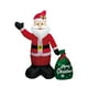 thumbnail image 4 of Decoración navideña inflable de Papá de 1,2 metros para exteriores con bolsa de regalo. Ideal para carnaval, jardín, césped o jardín delantero., 4 of 8