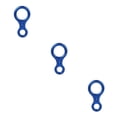 thumbnail image 2 of Soidarity Escalada Descendente Cuesta abajo Al aire libre Ocho anillos Rigging Slow Down Azul Type1 NO1 Soidarity CBP213754, 2 of 6