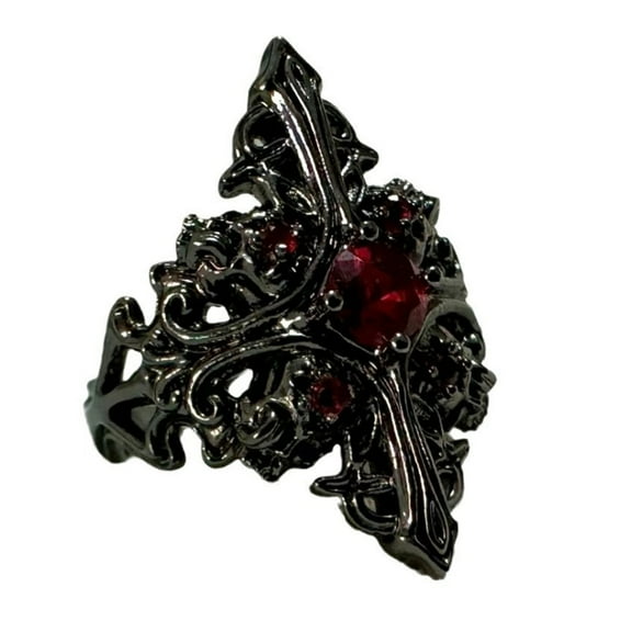 Vintage Rings Comfortable Rings Gothic Hand Accessory Delicate Rings for Daily