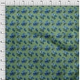 thumbnail image 4 of oneOone Velvet Pear Green Fabric Leaves Craft Projects Decor Fabric Printed By The Yard 58 Inch Wide-aB, 4 of 5