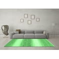 thumbnail image 3 of Ahgly Company Indoor Round Abstract Emerald Green Modern Area Rugs, 6' Round, 3 of 4