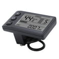 thumbnail image 2 of Panel Electric Cycle S866 LCD Display Meter 24V 36V 48V Control Panel With Water Resistant Plug, 2 of 7