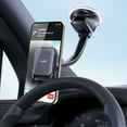 thumbnail image 3 of A2C Extra Strength Magnetic Car Dashboard and Windshield Mount Phone Holder with Flexible Gooseneck - Black, 3 of 5