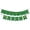 Green, variant on Graduation Party Banner, Red Glittery CONGRATS GRAD Hanging Ornament, 1 Pack Decorative Pennant Garland, for 2025 Graduation Party Home Classroom Indoor Outdoor Photo Booth Background Decorations