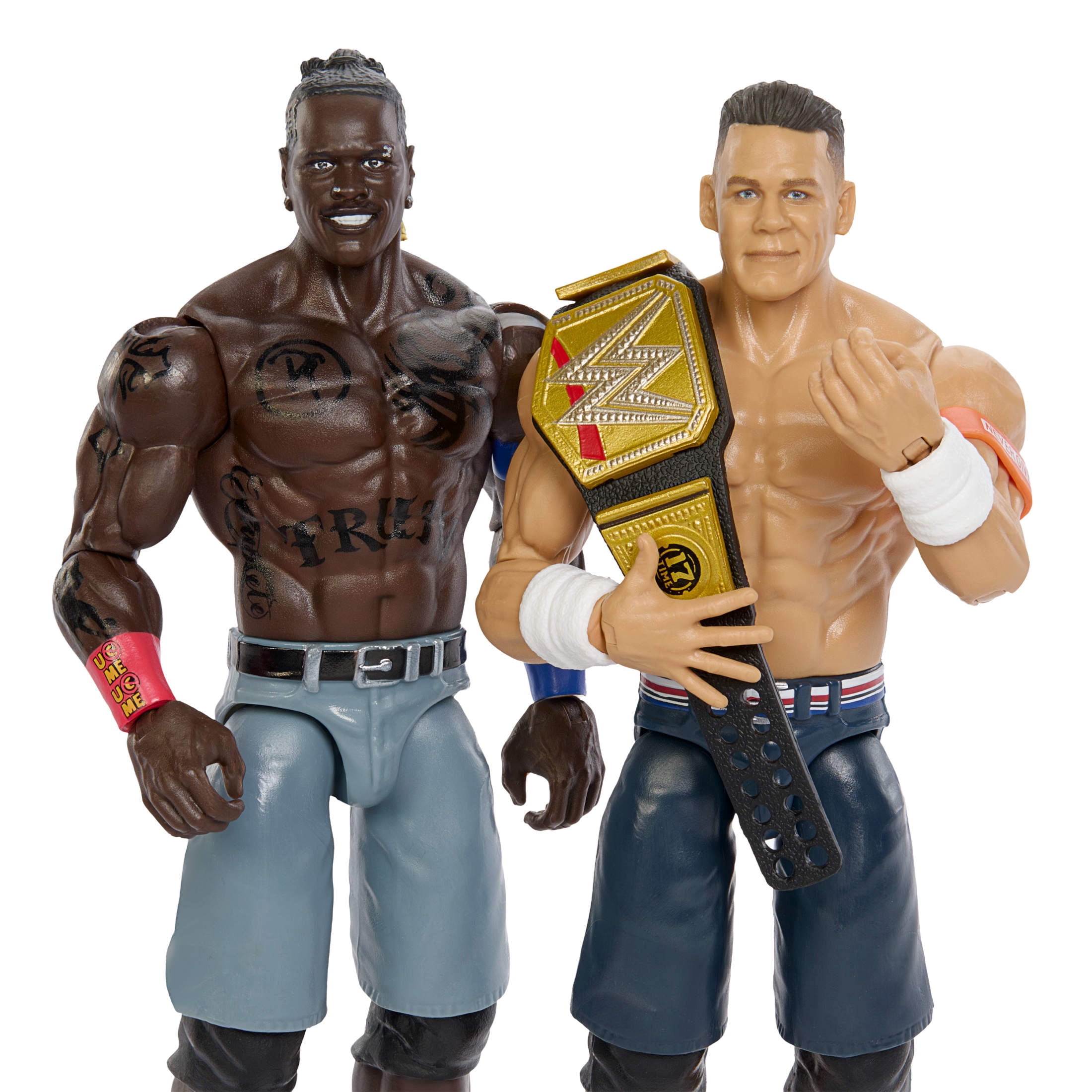 WWE Main Event Showdown John Cena vs Ron Killings Action Figures Set, Series #28, 6-inch Collectibles