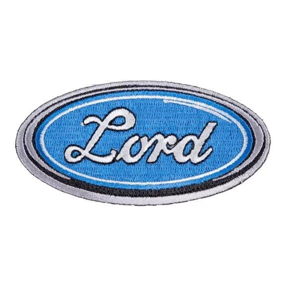 Lord Blue & Silver Oval Patch, Christian Patches