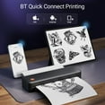 thumbnail image 5 of Tattoo Printer, Caveen Tattoo Stencil Printer with 20pcs Transfer Paper,Thermal Tattoo Machine for Tattooing, Black, 5 of 11