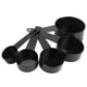 thumbnail image 1 of Juego de 2 herramientas ANGGREK hornear cuchara medidora plástico color negro, 1 of 8