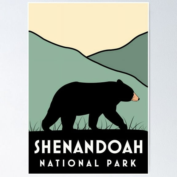 Shenandoah National Park Poster, 8x12 UNFRAMED