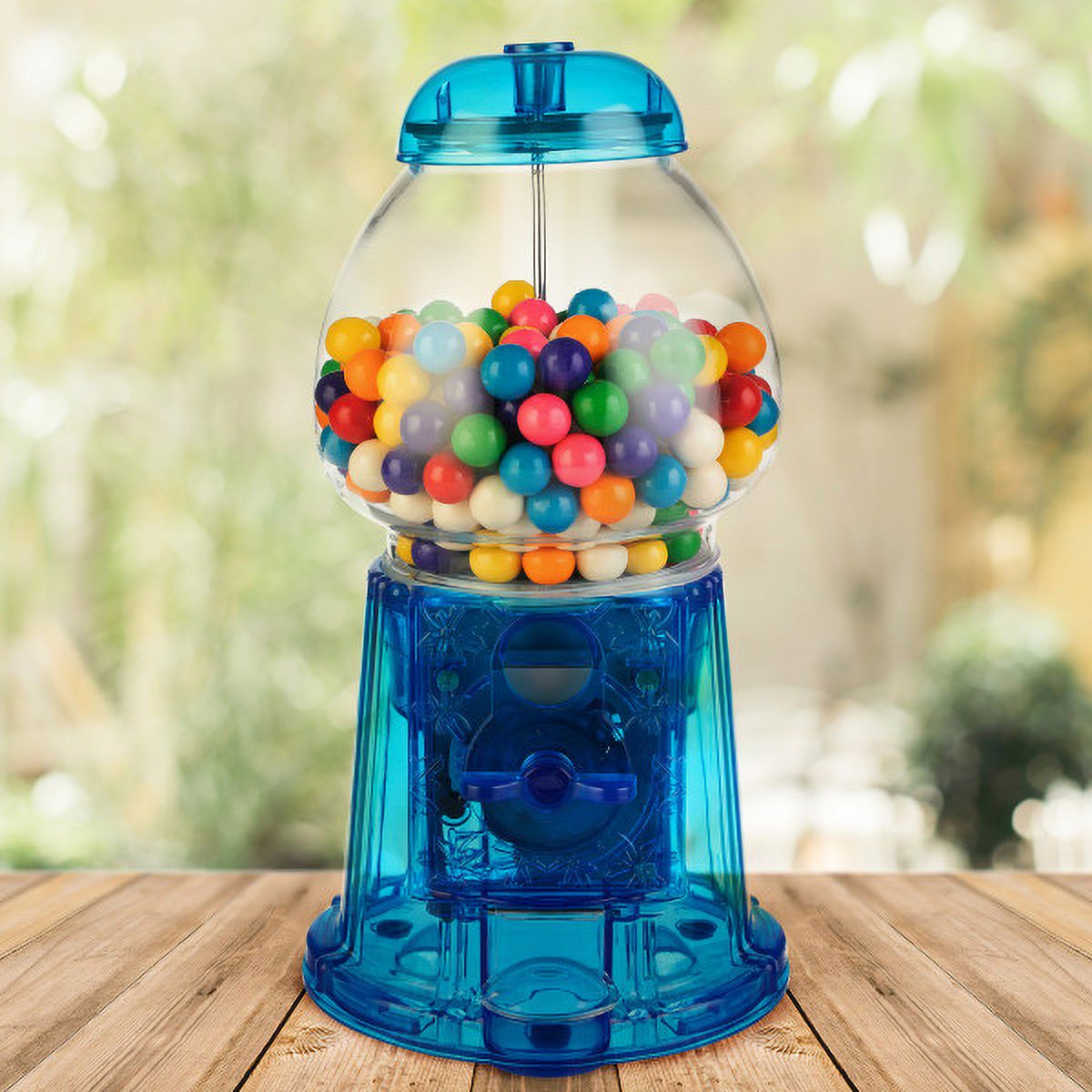 Translucent 11in Gumball Machine Coin Bank by Great Northern Popcorn, Blue