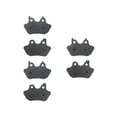 thumbnail image 2 of KMG Front + Rear Brake Pads Compatible with 2000-2002 Harley FXDS-CON Dyna Convertible - Non-Metallic Organic NAO Brake Pads Set, 2 of 4