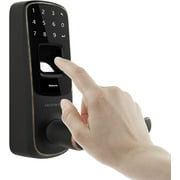 Ultraloq UL3 Fingerprint and Touchscreen Keyless Smart Lever Door Lock (Aged Bronze)