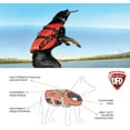 thumbnail image 2 of Ezydog DFD Dog Life Jacket - Adjustable Swimming Safety Vest with Reflective Trim &  Grab Handle - 50% More Flotation Material - Medium, Yellow, 2 of 5